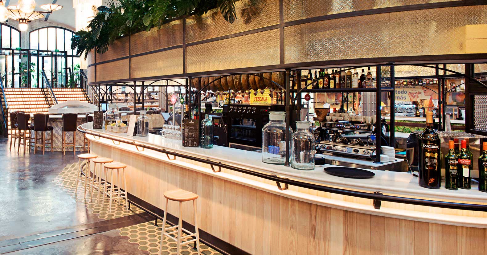 Wine and cured meats bar